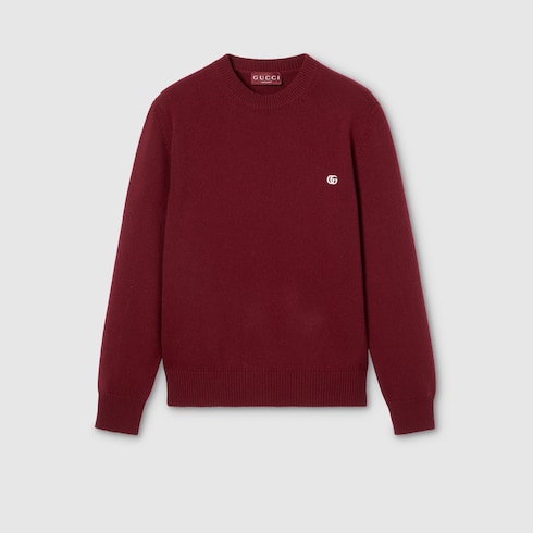 Pullover aus Wolle und Kaschmir mit Stickerei