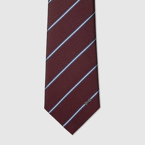 Cravate en jacquard de soie