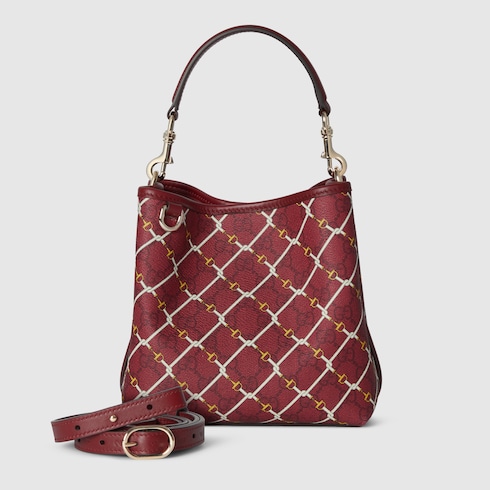 Borsa a secchiello GG Emblem misura piccola