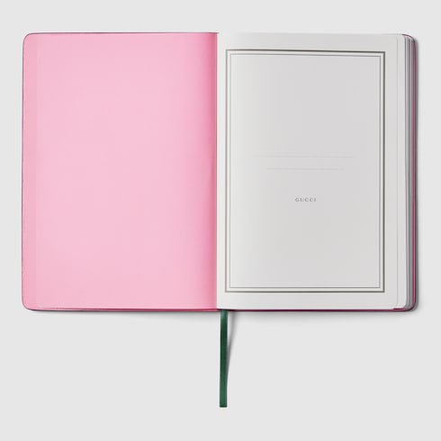 Cuaderno con GG y estampado tamaño grande