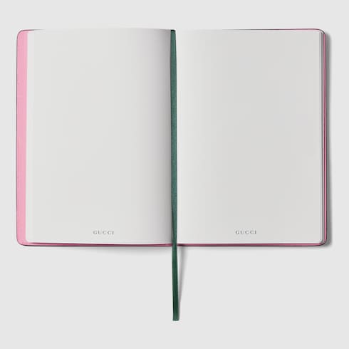 Cuaderno con GG y estampado tamaño grande