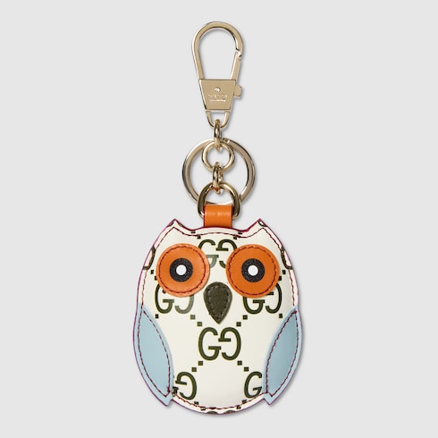 Owl-shaped bag charm