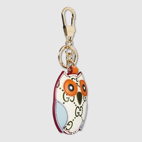 Owl-shaped bag charm
