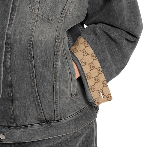 Chaqueta de denim de algodón