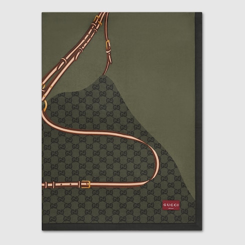 Couverture en laine avec imprimé