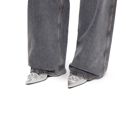 Damenpumps mit kristallbesetztem GG