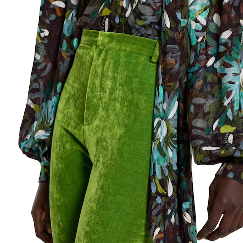 Leggings in velluto stretch