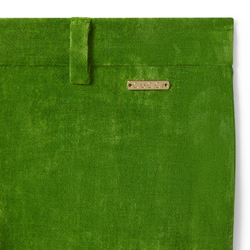 Leggings aus Stretch-Samt