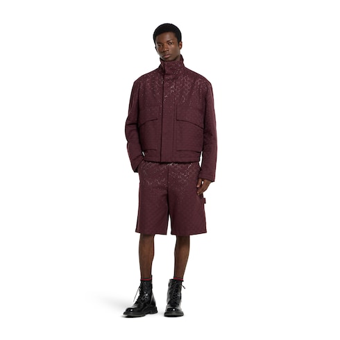 Pantalon en toile GG avec cristaux