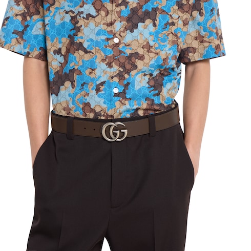 Cintura reversibile GG Marmont