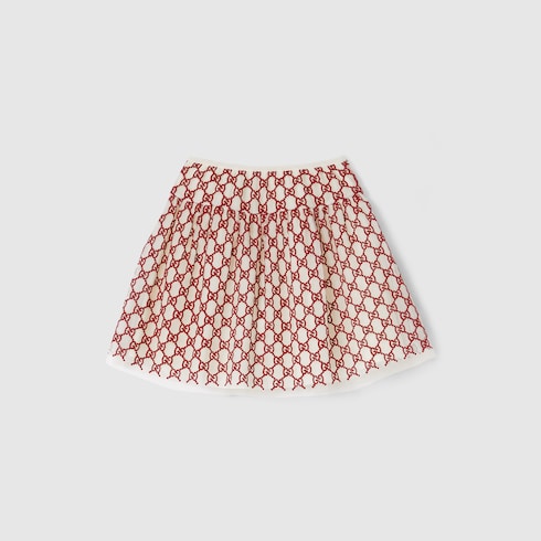 Children's GG nylon skirt