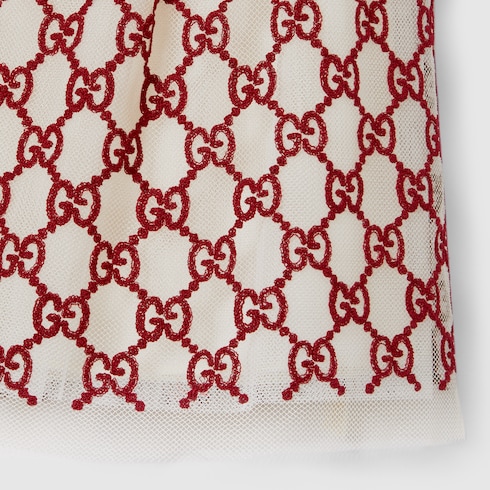 Children's GG nylon skirt