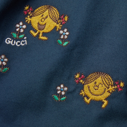 Vestido de algodón con bordado para bebé