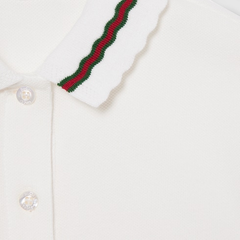 Children's cotton polo shirt