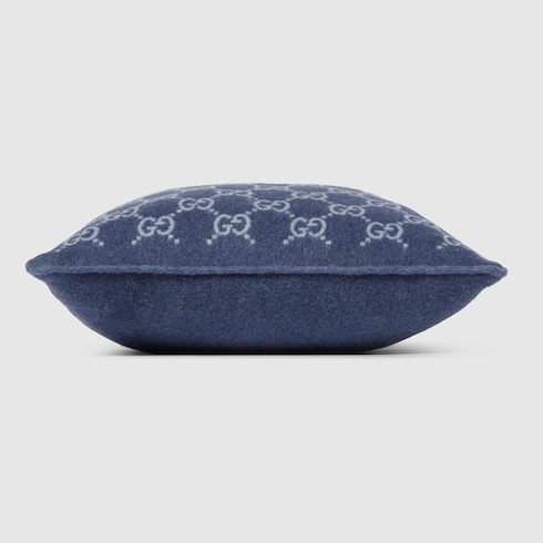 GG wool cashmere jacquard cushion