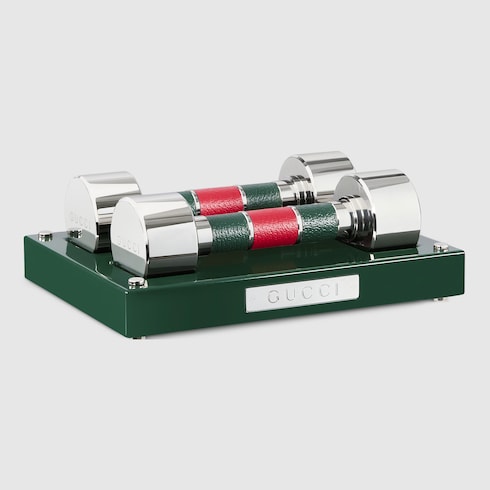 Dumbbells set with base