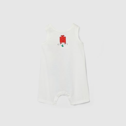 Combinaison pour bébé en coton à imprimé