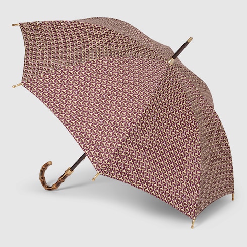 Paraguas de nylon con estampado Horsebit
