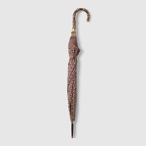 Paraguas de nylon con estampado Horsebit