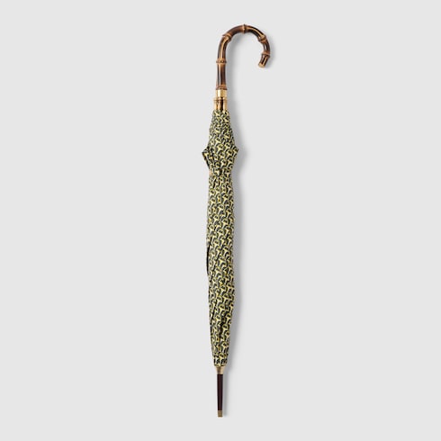 马衔扣印花尼龙雨伞