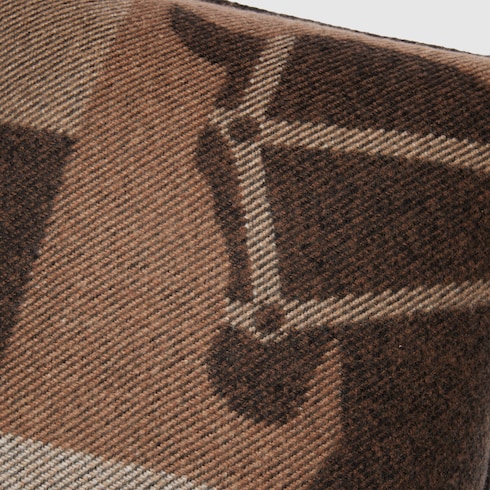 Kissen aus Wolljacquard