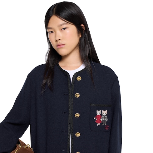 日本限定 ヒグチユウコ ツイード ジャケット 