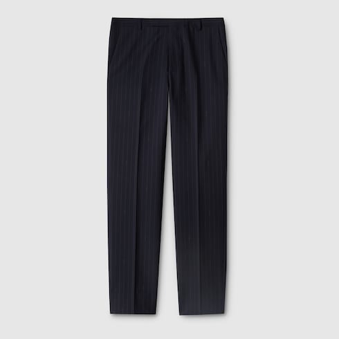 Pinstripe wool pant