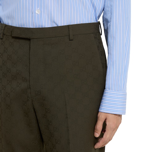 Costume en jacquard de laine GG