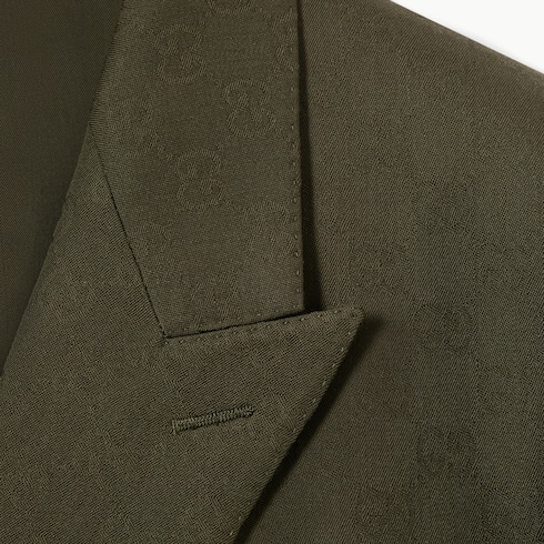 Costume en jacquard de laine GG