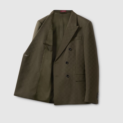 GG wool jacquard suit