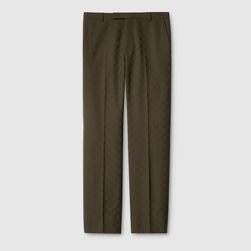 GG wool jacquard suit