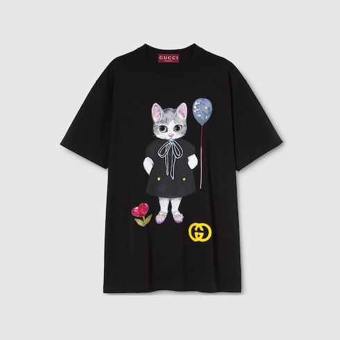 日本限定 ヒグチユウコ コットンジャージー Tシャツ