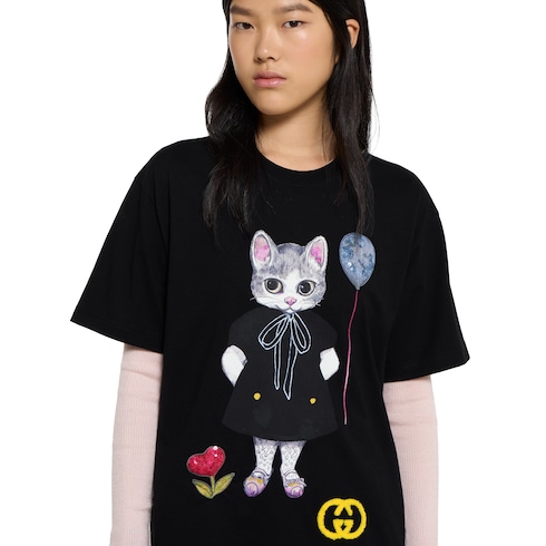 日本限定 ヒグチユウコ コットンジャージー Tシャツ