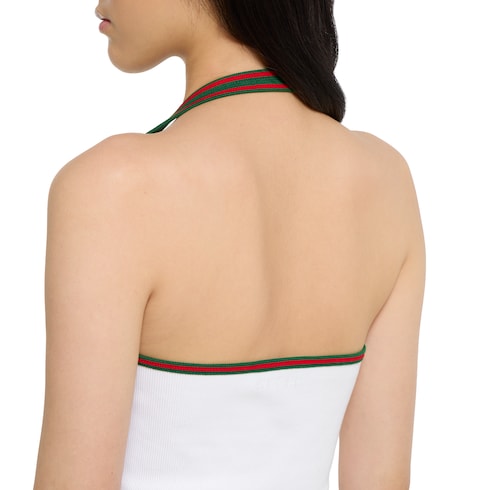 Tanktop aus schwerer, gerippter Baumwolle