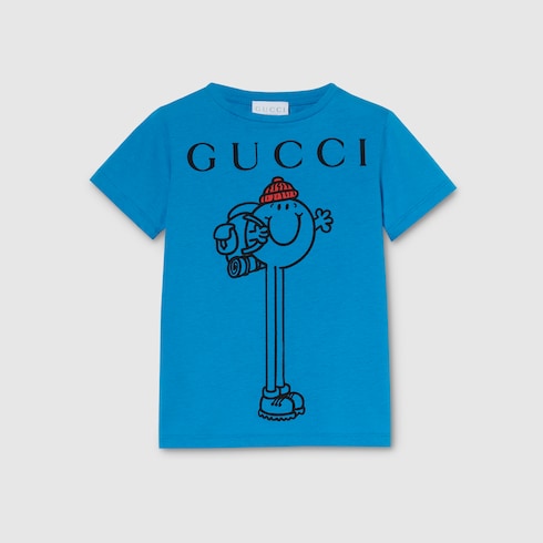 Camiseta infantil de algodón con estampado