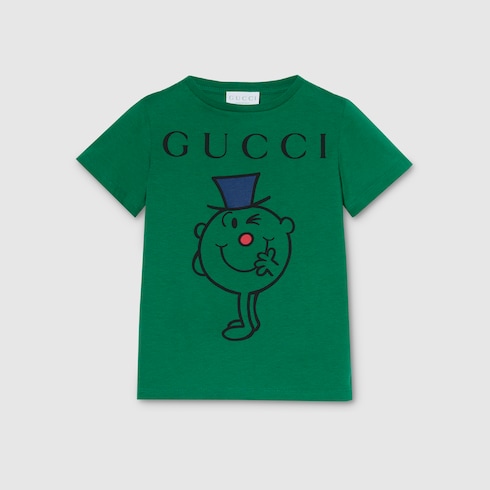 T-shirt bambino in cotone con stampa