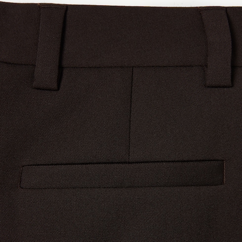 Hose aus Grain-de-Poudre-Wolle