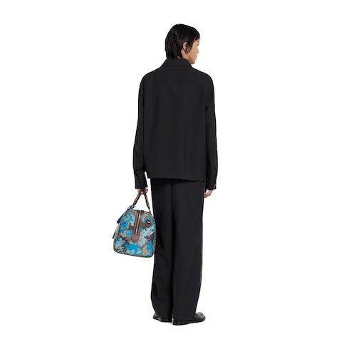 Pantalones de lana con detalle Gucci de selvedge 