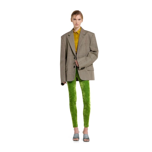 Equestrian silk jacquard shirt