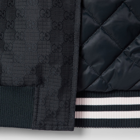 Chaqueta cremallera tejido antidesgarro GG