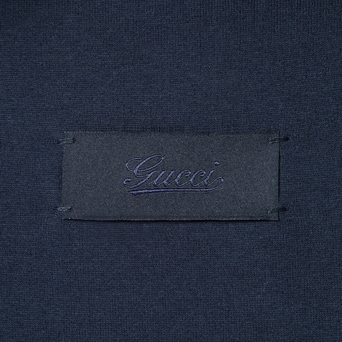 Sweat-shirt en jersey de coton avec étiquette