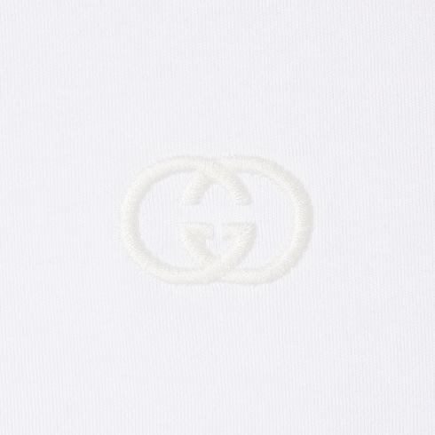 Cotton jersey T-shirt with embroidery