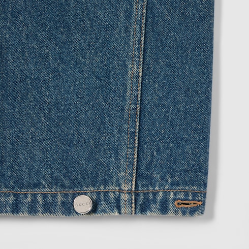 Hose aus Baumwolldenim mit Web