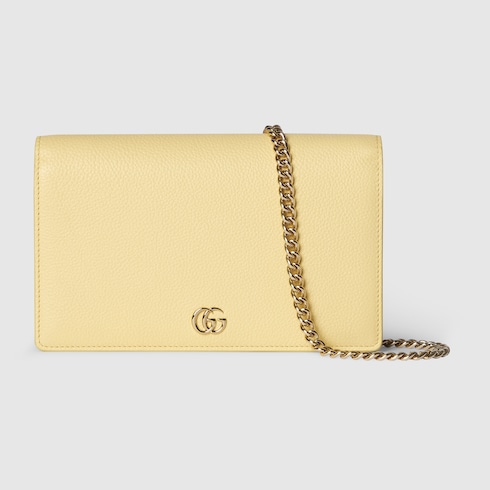 GG Marmont wallet on chain