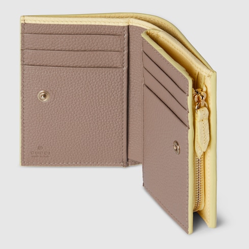 Bi-colour GG Marmont small wallet