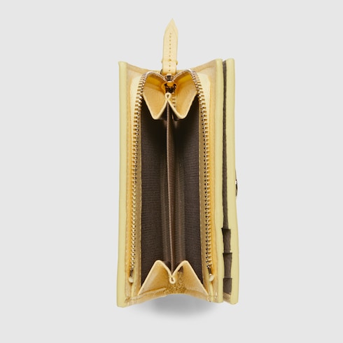 Bi-colour GG Marmont small wallet