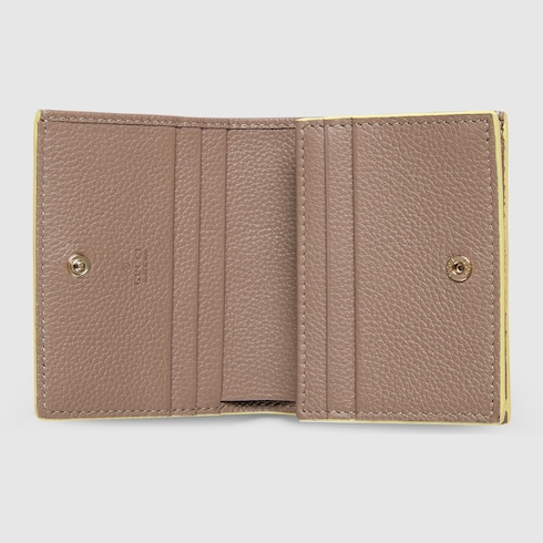 棕色内饰GG Marmont系列小号钱包