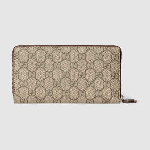 Portefeuille zippé intérieur orange