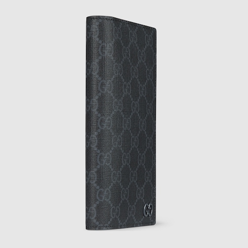 Längliche GG Brieftasche mit grauer Innenseite