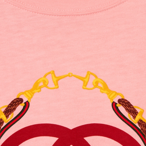 Cotton jersey T-shirt with print